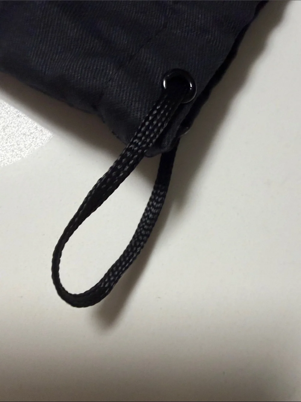 Saint Laurent Black Dust Pouch with White Logo